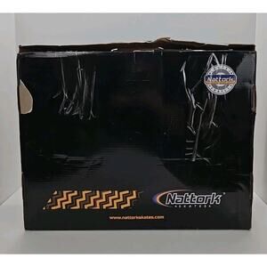 Nattork Roller Skates Size 11 or Women's Size 12, Model 301, Black